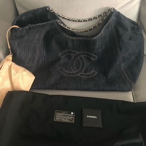Chanel XL Denim Bag